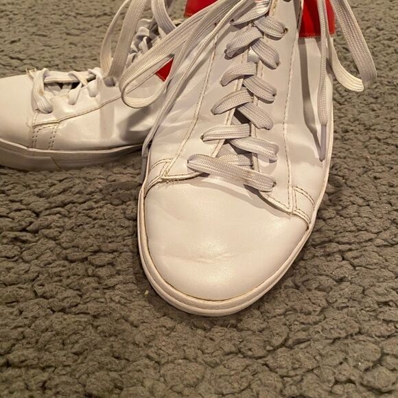 PONY Sneakers Red/White Lace Up Size 9.5 - Picture 8 of 9